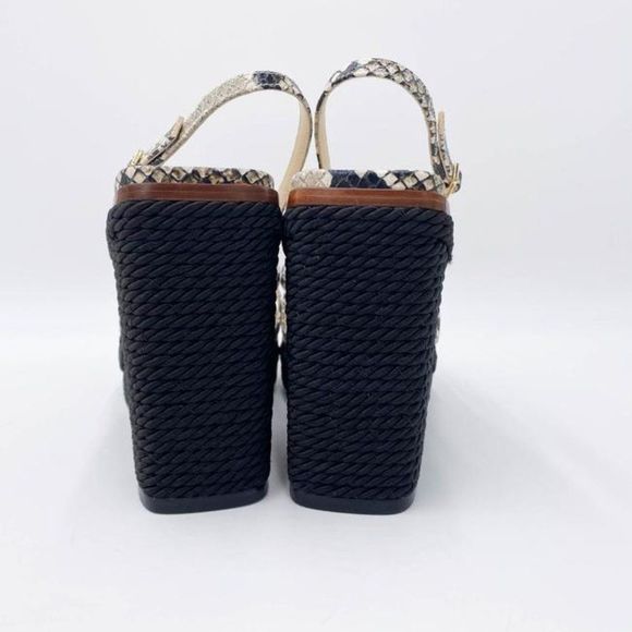 Jimmy Choo Black Ariela Snake Printed Platform - Picture 9 of 12